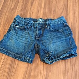 Old navy blue jeans shorts size 0 juniors